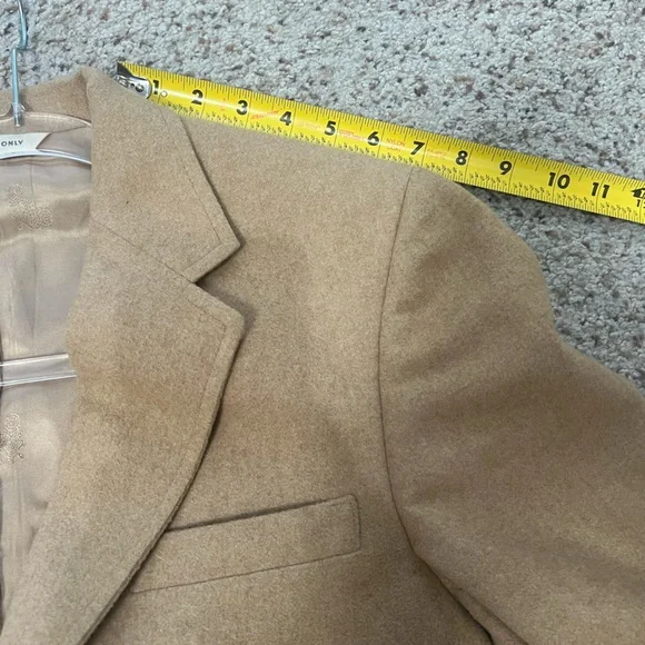 READGATE‎ EXCLUSIVELY ROBINS 100% Real Camel hair coat/ blazer in beige cream